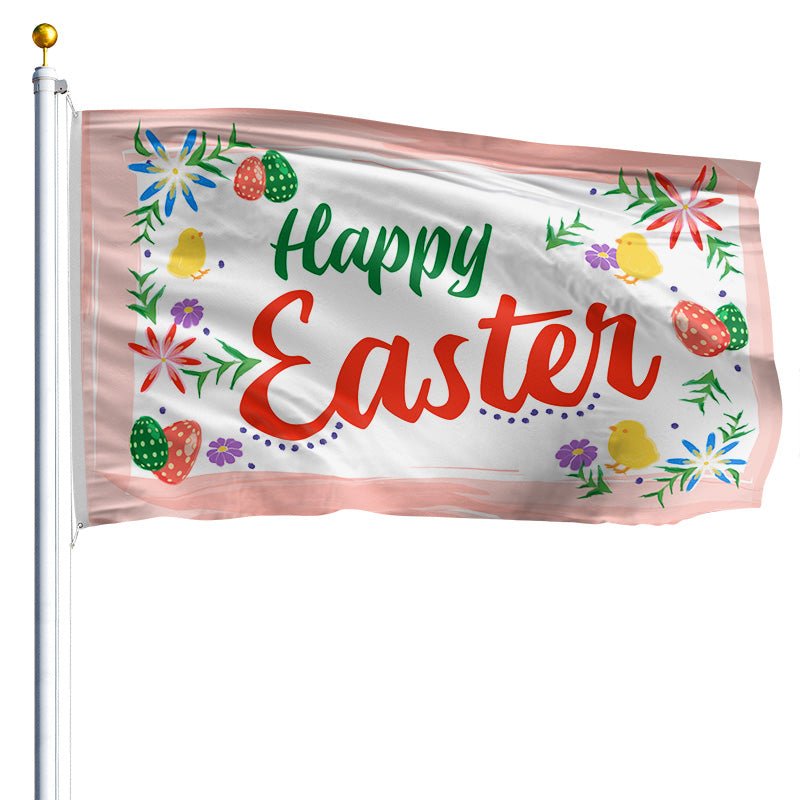 Happy Easter Outdoor Garden Flag - Flags Unlimited