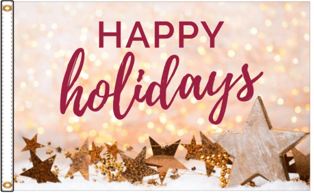 Happy Holidays Stars - Flags Unlimited