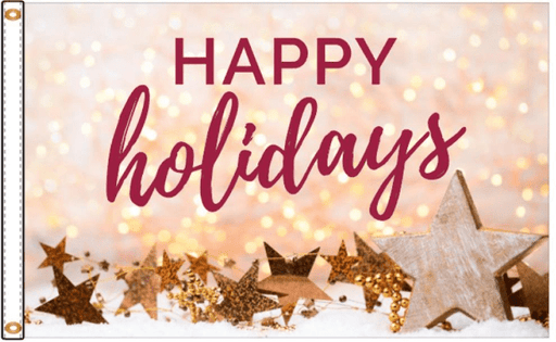 Happy Holidays Stars - Flags Unlimited