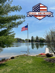 Premium Series (Atlas) External Halyard Flagpoles - Flags Unlimited