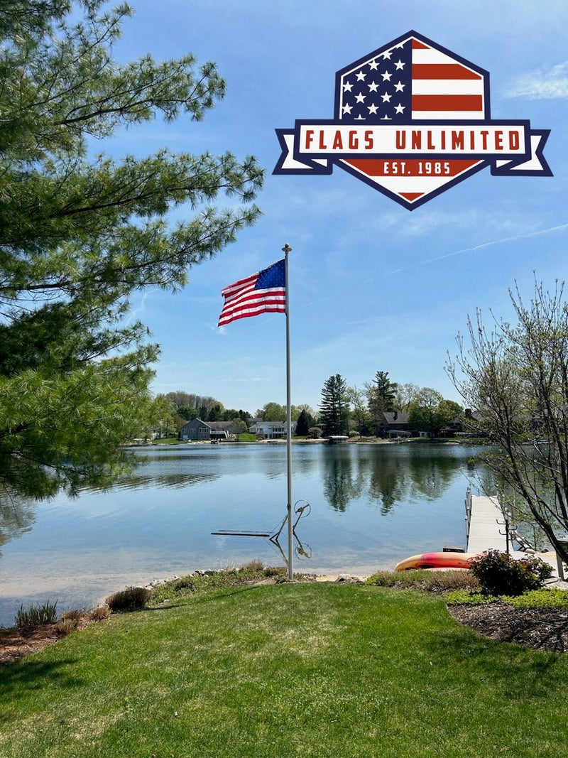 Premium Series (Atlas) External Halyard Flagpoles - Flags Unlimited