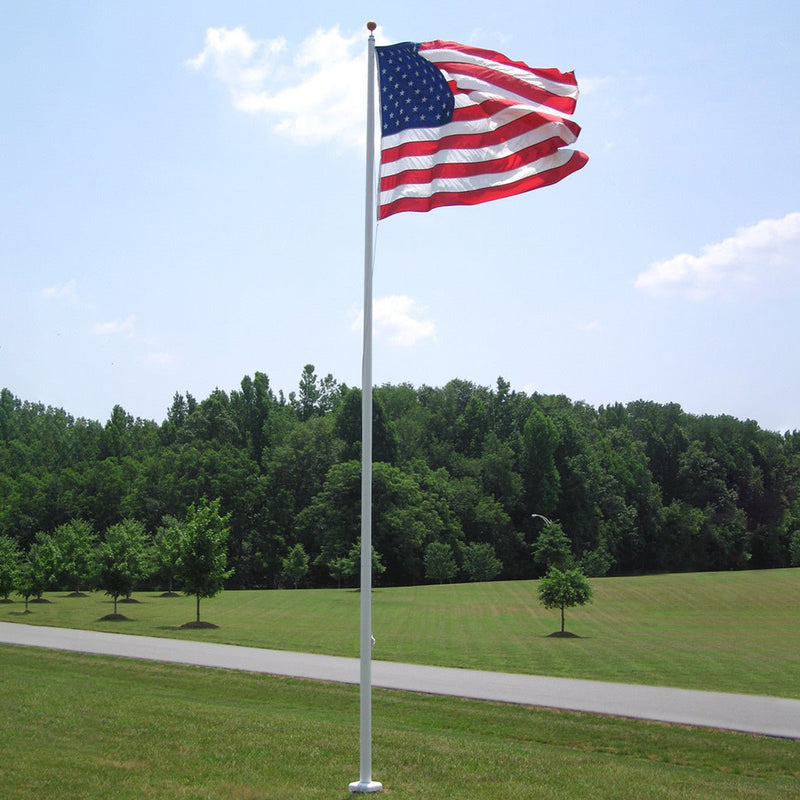 Premium Series (Atlas) External Halyard Flagpoles - Flags Unlimited