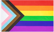 Progress Pride Outdoor Nylon Flag - Flags Unlimited