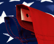 U.S. Embroidered Nylon Pole Sleeve Flag - Flags Unlimited