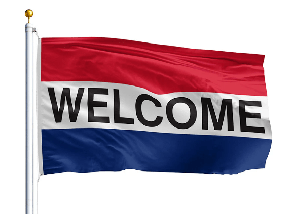 Welcome Flag - Flags Unlimited