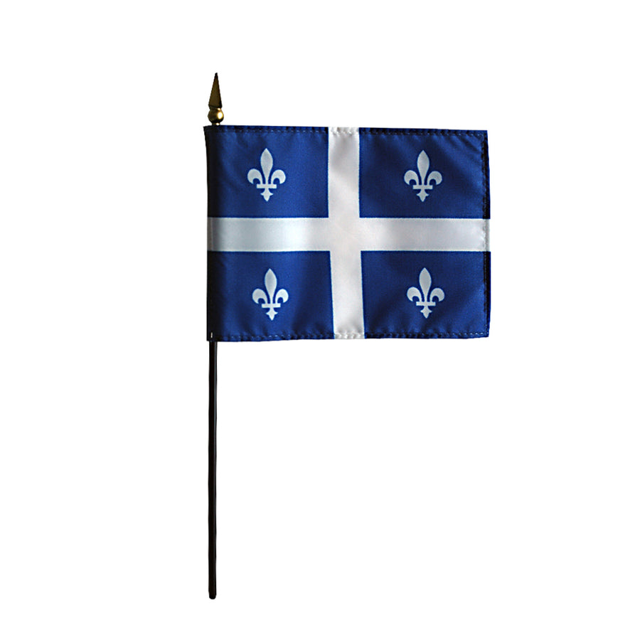 QUEBEC TABLE TOP FLAG 4X6"
