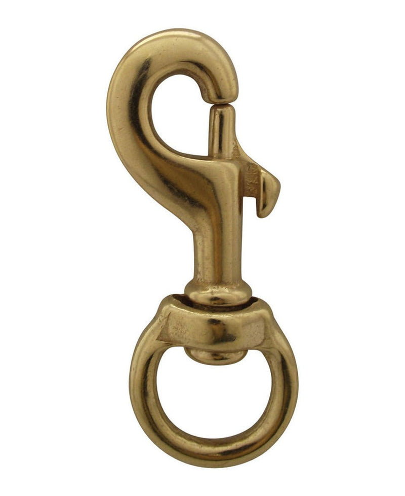 3 - 3/4" BRONZE SOLID BRASS SWIVEL SNAP - Flags Unlimited