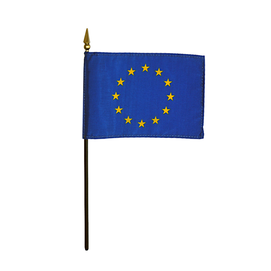 EUROPEAN UNION TABLE TOP FLAG 4X6"