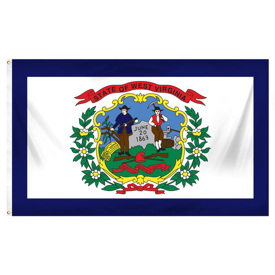 STATE OF WEST VIRGINIA POLY FLAG