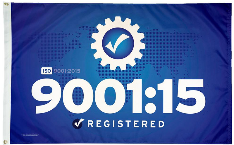 ISO 9001:15 Flag