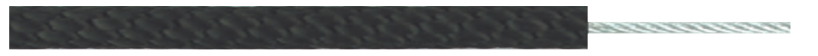 1/4" NYLON WIRE CENTER ROPE (CUT TO LENGTH IN FEET)