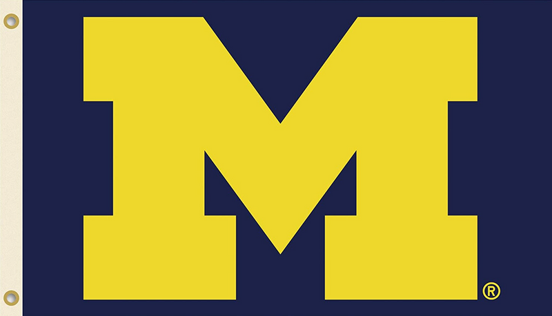 University of Michigan (U of M) Maize on Blue