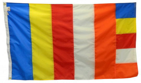 BUDDHIST OUTDOOR NYLON FLAG 3X5'