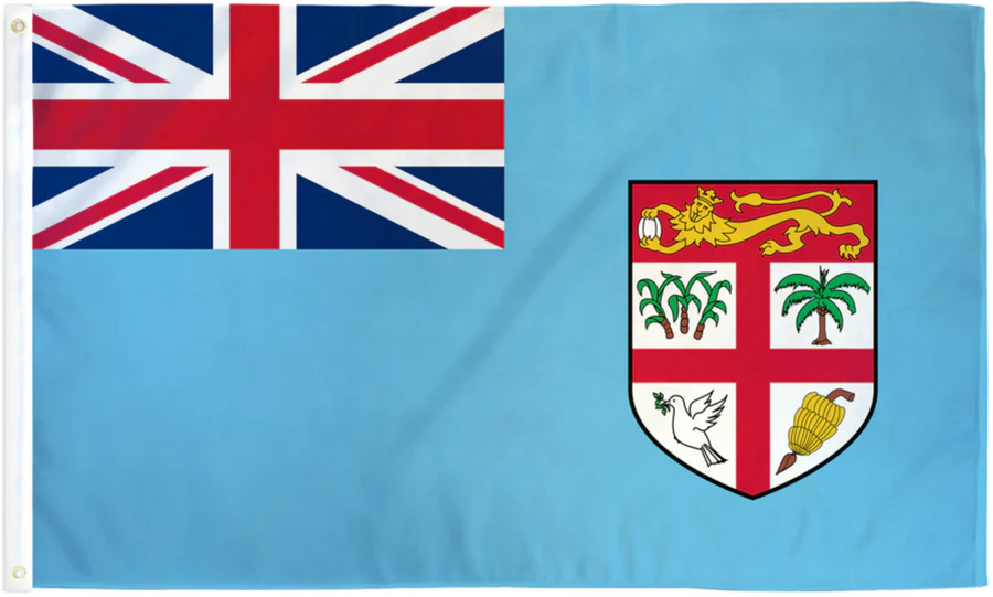 FIJI NYLON FLAG (12X18" - 6X10')