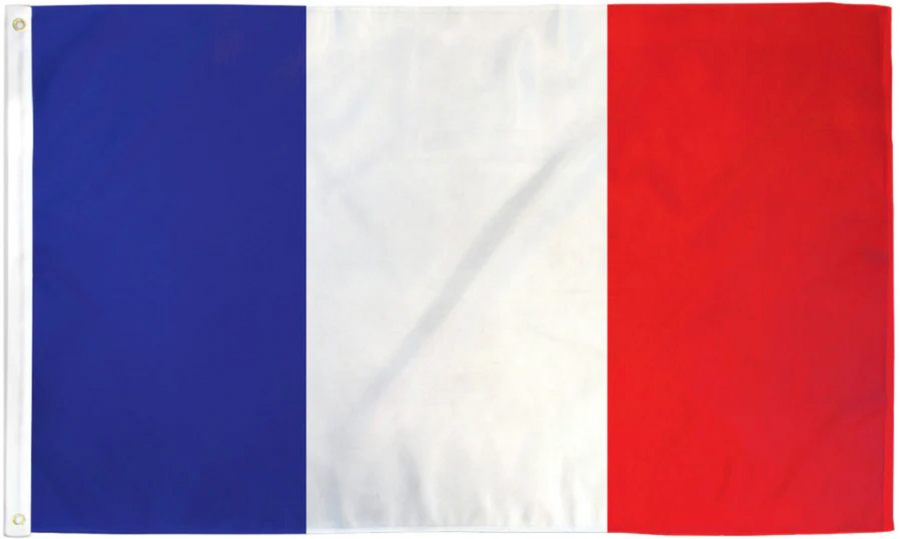 FRANCE NYLON FLAG (2X3' - 6X10')