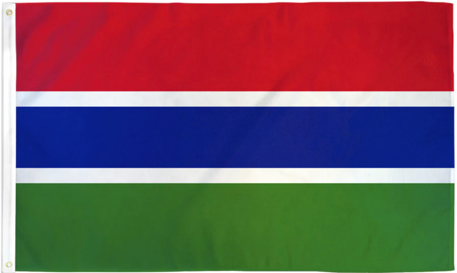 GAMBIA NYLON FLAG (2X3' - 6X10')