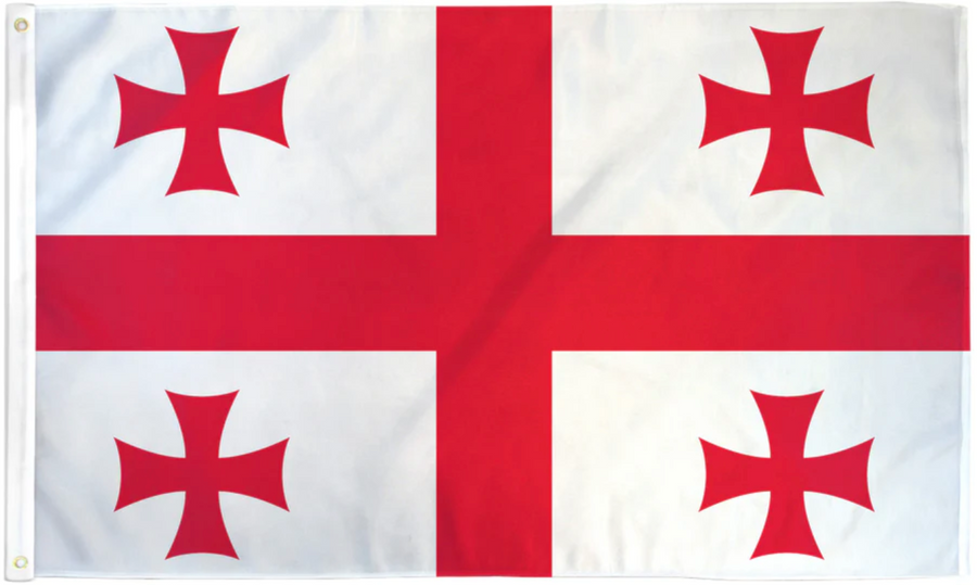 GEORGIA NYLON FLAG (2X3' - 6X10')