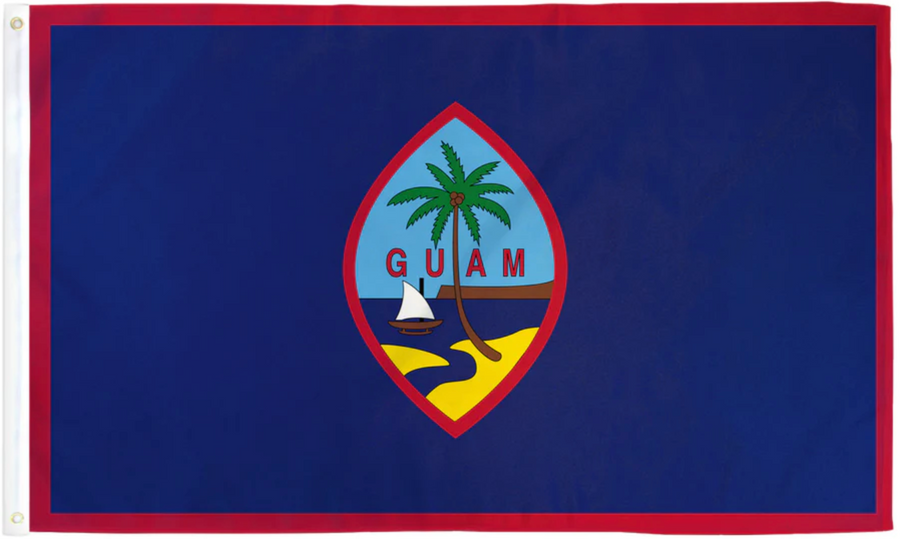 GUAM NYLON FLAG (2X3' - 6X10')