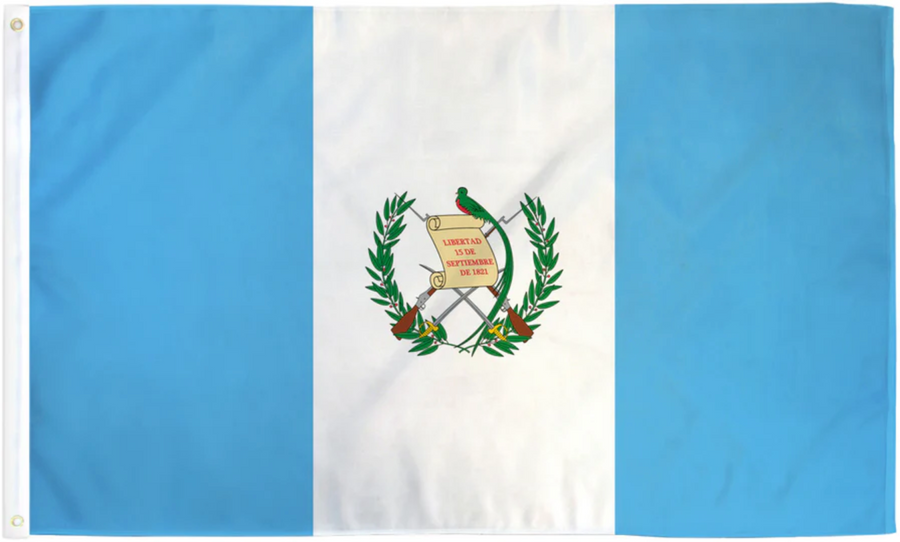 GUATEMALA NYLON FLAG (2X3' - 6X10')