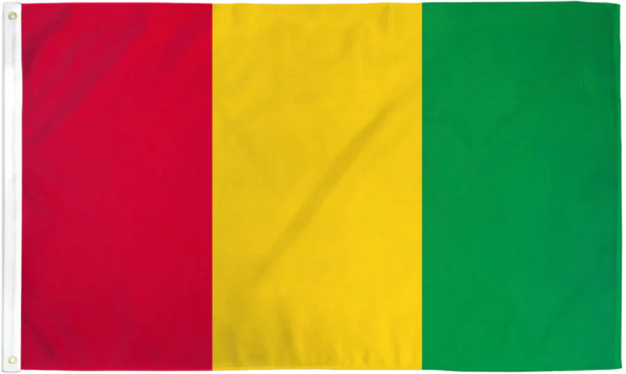 GUINEA NYLON FLAG (2X3' - 6X10')