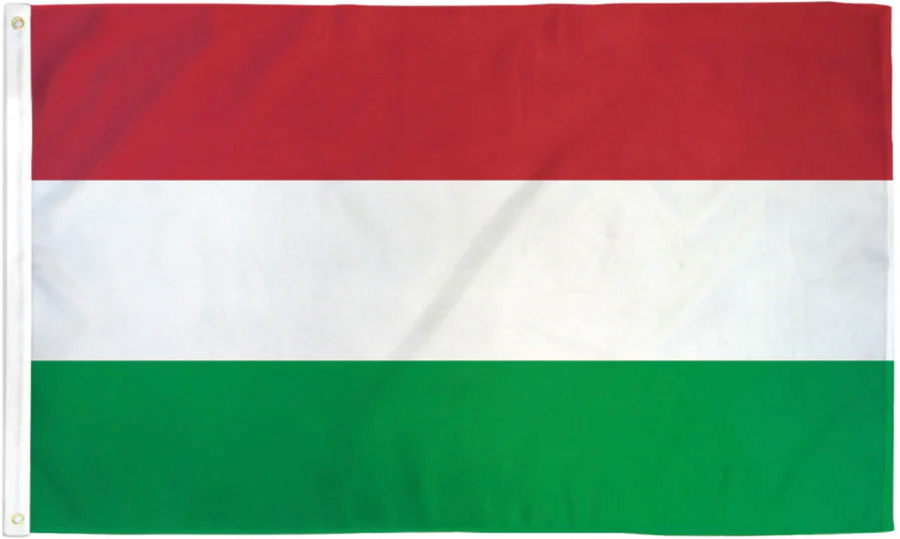 HUNGARY NYLON FLAG (2X3' - 6X10')