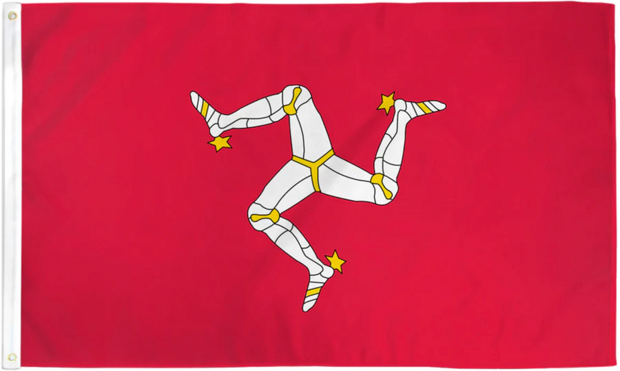 ISLE OF MAN NYLON FLAG (2X3' - 6X10')