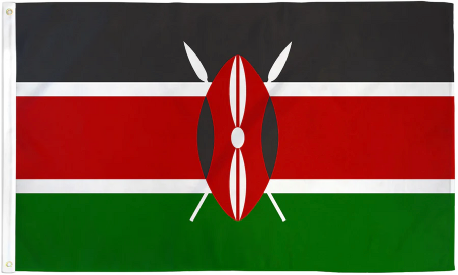 KENYA NYLON FLAG (2X3' - 6X10')