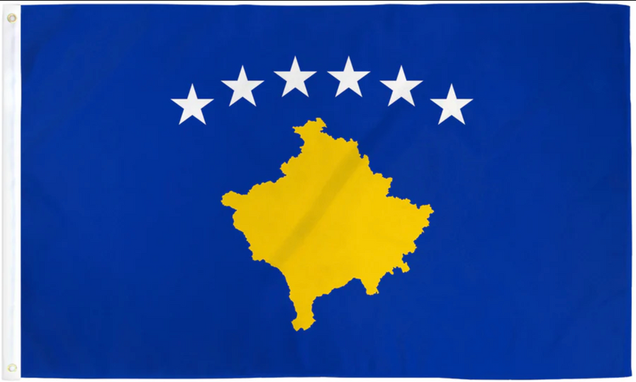 KOSOVO NYLON FLAG (2X3' - 6X10')