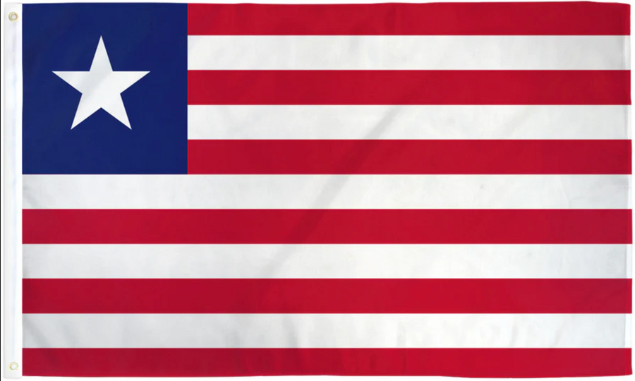 LIBERIA NYLON FLAG (2X3' - 6X10')