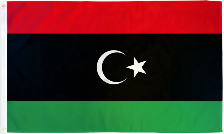 LIBYA NYLON FLAG (2X3' - 6X10')