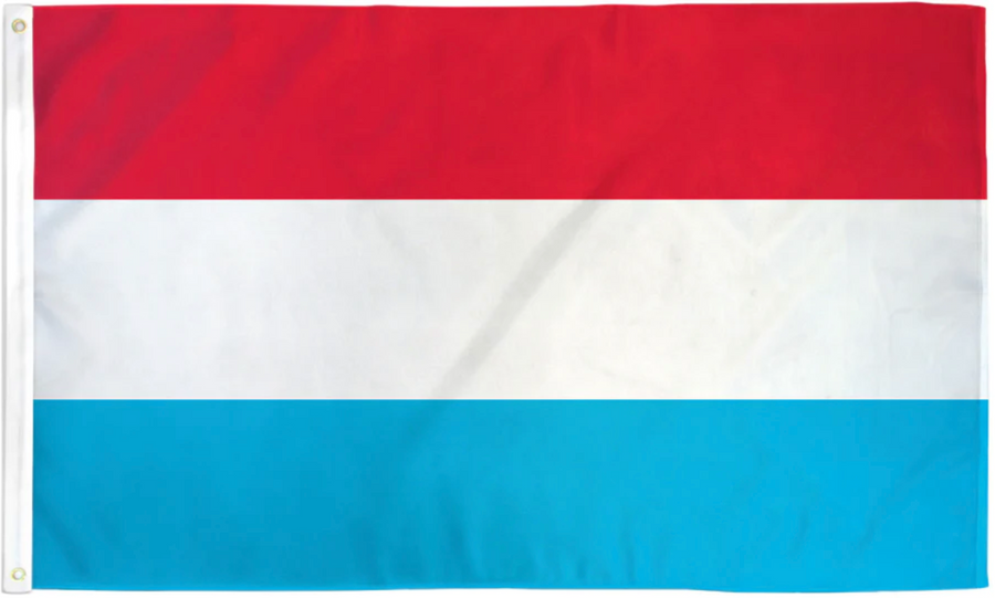 LUXEMBOURG NYLON FLAG (2X3' - 6X10')