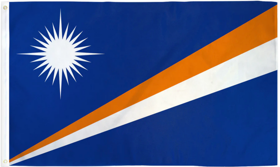MARSHALL ISLANDS NYLON FLAG (2X3' - 6X10')