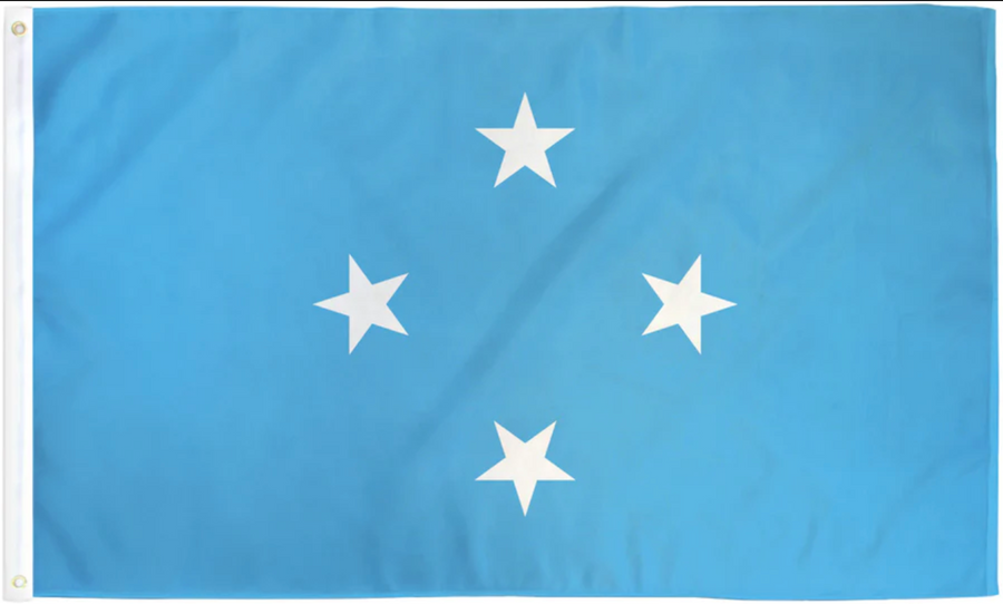 MICRONESIA NYLON FLAG (2X3' - 6X10')
