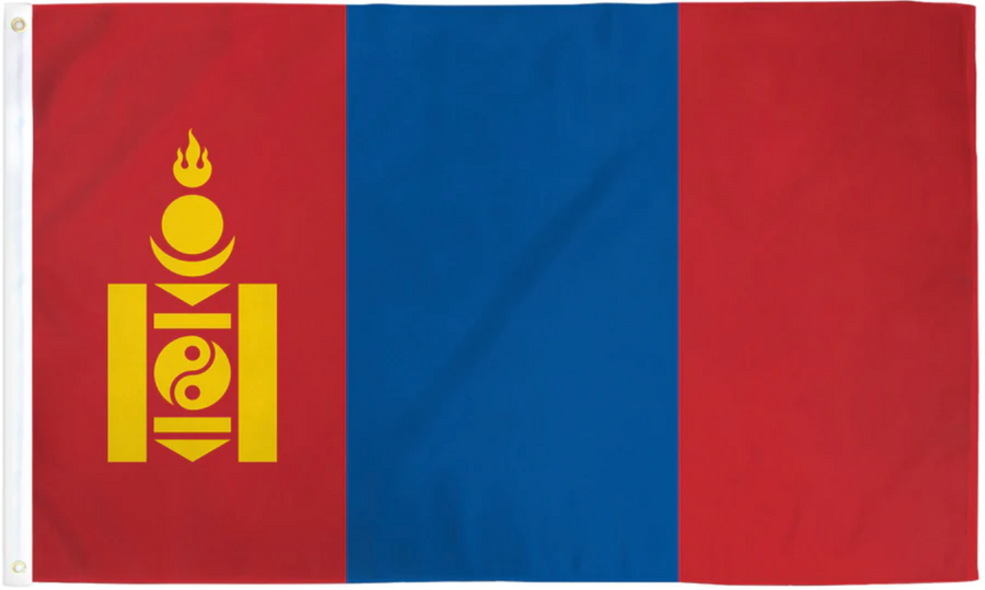 MONGOLIA NYLON FLAG (2X3' - 6X10')