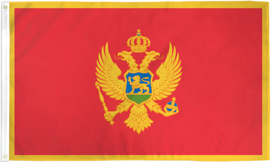 MONTENEGRO NYLON FLAG (2X3' - 6X10')