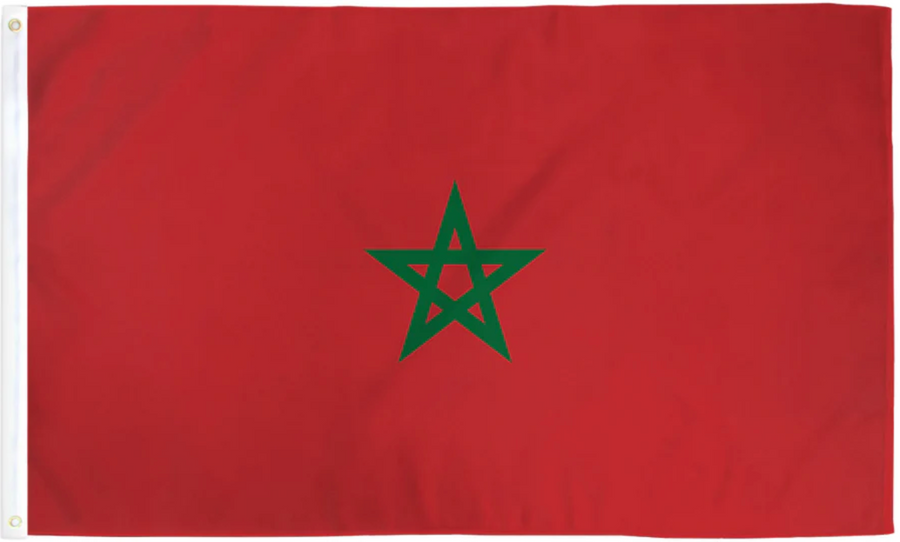MOROCCO NYLON FLAG (2X3' - 6X10')