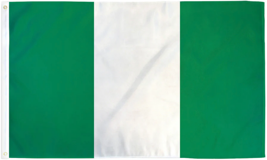 NIGERIA NYLON FLAG (2X3' - 6X10')
