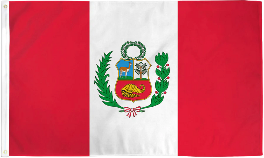 PERU NYLON FLAG (2X3' - 6X10')