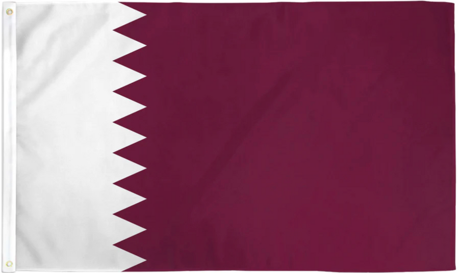 QATAR NYLON FLAG (2X3' - 6X10')