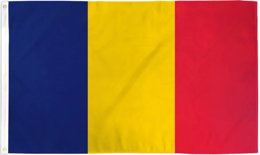 ROMANIA NYLON FLAG (2X3' - 6X10')