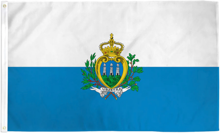 SAN MARINO NYLON FLAG (2X3' - 6X10')