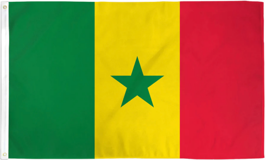 SENEGAL NYLON FLAG (2X3' - 6X10')