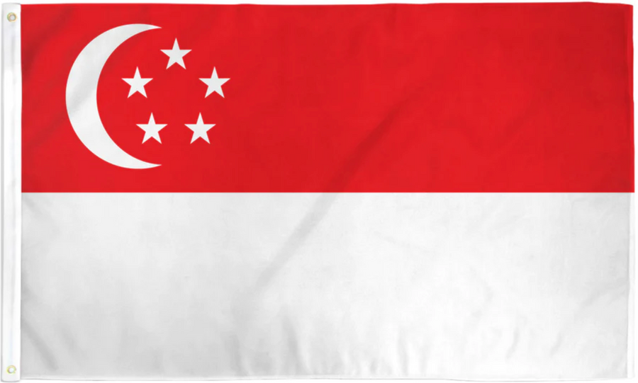 SINGAPORE NYLON FLAG (2X3' - 6X10')