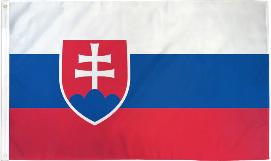 SLOVAKIA NYLON FLAG (2X3' - 6X10')