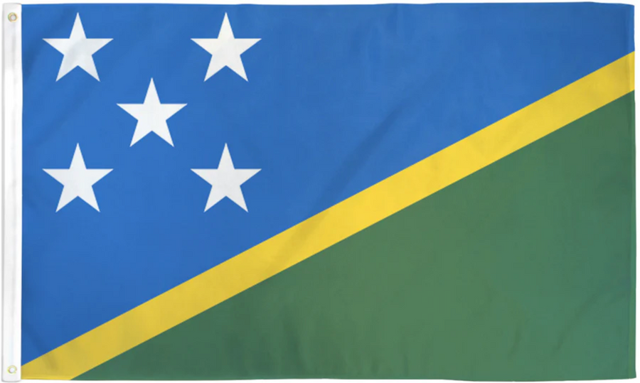 SOLOMON ISLANDS NYLON FLAG (2X3' - 6X10')