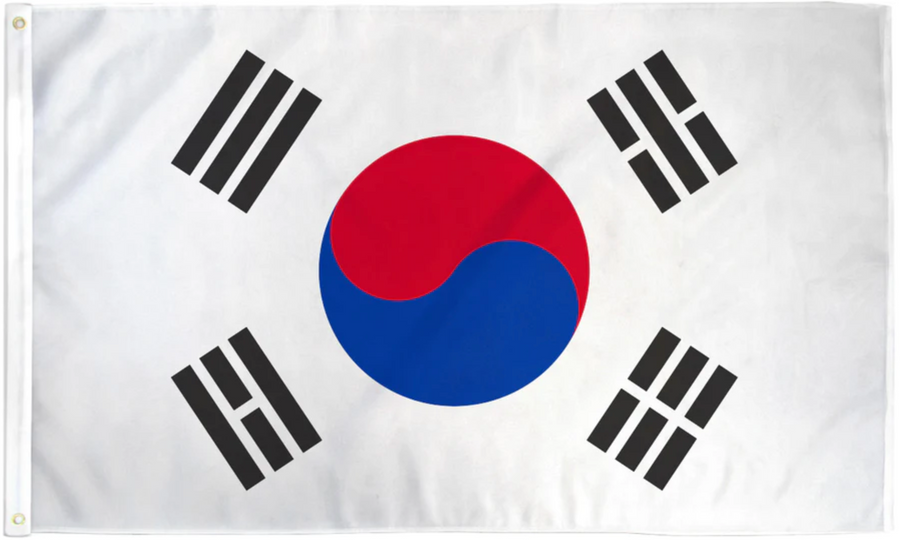 SOUTH KOREA NYLON FLAG (2X3' - 6X10')