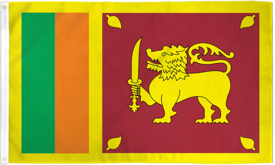 SRI LANKA NYLON FLAG (2X3' - 6X10')