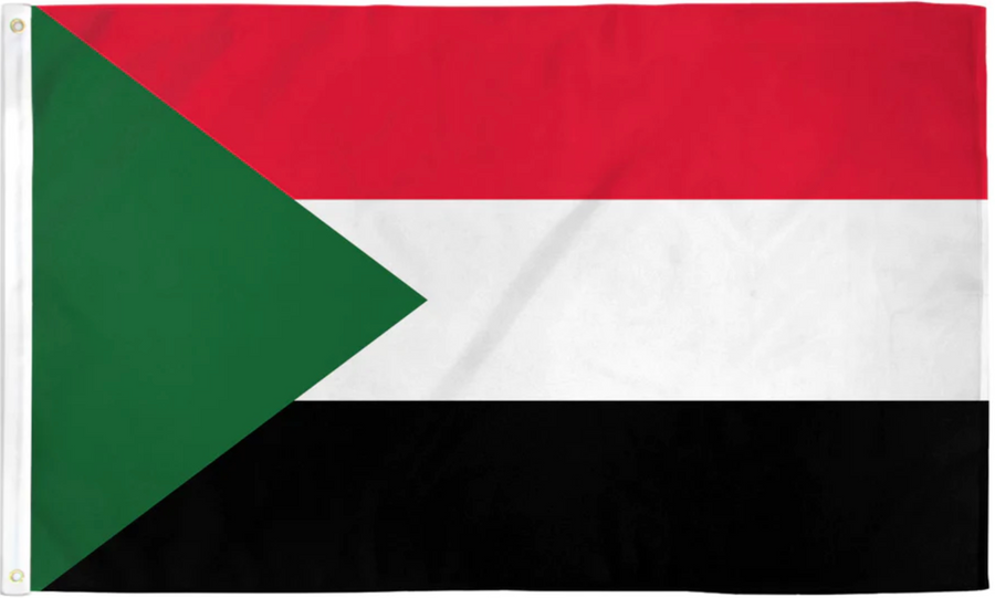 SUDAN NYLON FLAG (2X3' - 6X10')