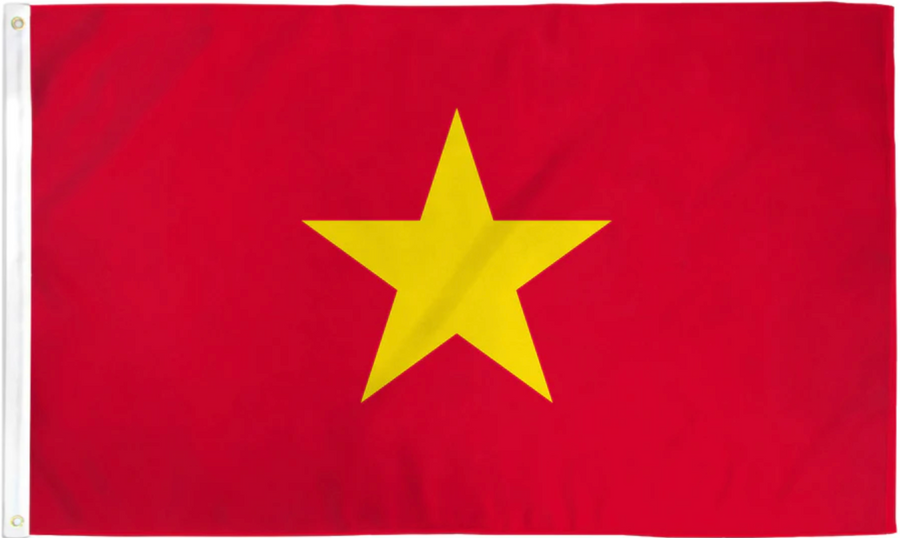 VIETNAM NYLON FLAG (2X3' - 6X10')