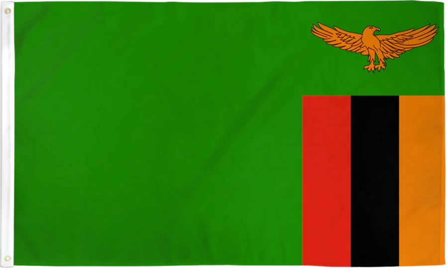 ZAMBIA NYLON FLAG (2X3' - 6X10')